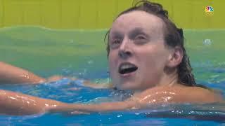 Katie Ledecky leads the women's 4x200m freestyle relay | U.S. Olympic Swimming Trials