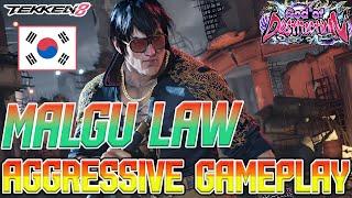 Tekken 8  ▰ Malgu Law Aggressive Gameplay !