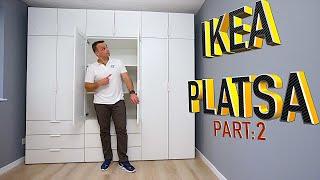 IKEA PLATSA Wardrobe Assembly/PLATSA interiors/PLATSA doors/PLATSA drawers / Part:2