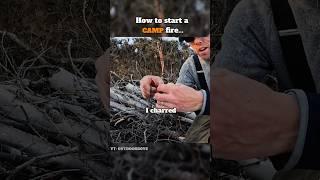 How to start a camfire.Credits:@OutdoorBoys