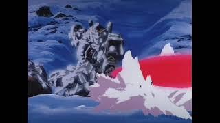 Mobile Suit Gundam: The 08th MS Team Beam saber scene.