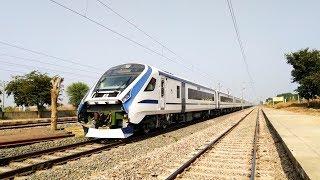 High Speed Trial Run of Train 18 | India's First Aerodynamic Semi High Speed Train