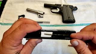 HOW TO REMOVE THE STRIKER/FIRING PIN AND EXTRACTOR FROM A KIMBER MICRO 9