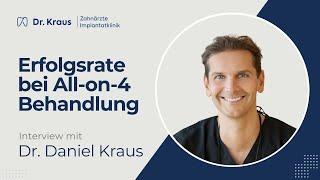  FAQ: Wie erfolgreich ist eine All-on-4 Behandlung?  | Dr. Daniel Kraus