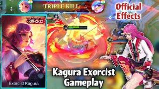 KAGURA EXORCIST SKIN GAMEPLAY️Official Effects!