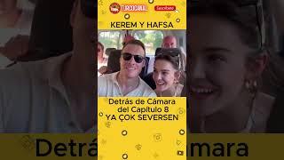 Ya Çok Seversen Detrás de Cámara Cap 8. #kerembürsin #yaçokseversen #hafsanursancaktutan #Shorts