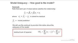 Simple Linear Regression Using Least Squares Estimators