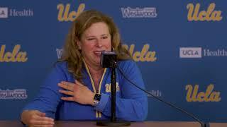 UCLA W. Basketball Postgame - Coach Close, L. Betts, L. Jones vs. South Carolina (Nov. 24, 2024)