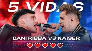 KAISER vs DANI EN REGGAETON | 5 VIDAS | Red Bull Batalla