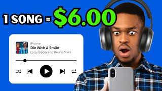 Earn $600 Listening To Music (Make Money Online From Home 2025)