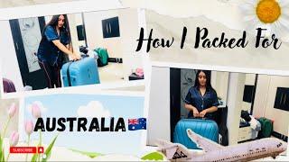 Moving To Australia || Pack With Me || Last Week In India || Struggle To Pack #australiavlogs #vlog