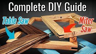 How to Make a Picture Frame DIY Woodworking