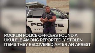 Rocklin police officer praised by department for impromptu ukulele performance