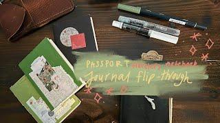 passport travelers notebook - journal flip through