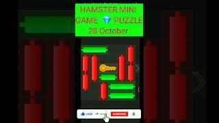 28 October daily Key Game Today Hamster Kombat | hamsterkombatmini game @CryptoTechSunil