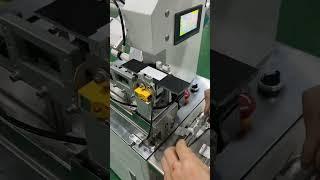 Folding and labeling machine for knives and forks #wire labeling machine #flag labeling mahcine