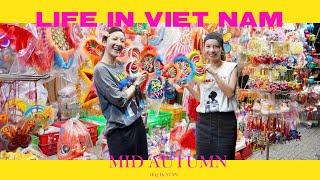 Mid-Autumn in Ho Chi Minh City | lantern street, matcha tea house, Binh Tay market |