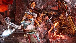 God of War: Ragnarok - Valkyrie Queen Gna No Damage Boss Fight GMGOW