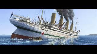 HMHS Britannic final abandon ship whistle| #oceanliners #fypシ #ships #whitestarline #hmhsbritannic