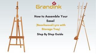 Grandink Beechwood Lyre Easel Assembly Guide: Step-by-Step Tutorial