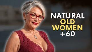 Natural Older Women Over 60 Elegantly Dressed and Radiating Beauty  Pt-12