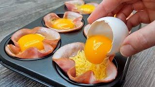 Frühstück in 5 Minuten! Einfach die Eier auf diese Weise braten und das Ergebnis wird köstlich!