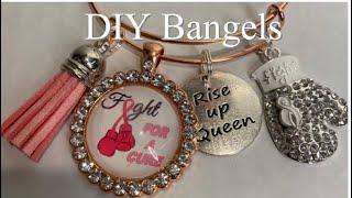 2021 DIY Bangles with Charms/How to make Pendant Trays for Bangles