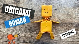 Easy Origami Human - Unfolding the Art of Paper Magic! How to Make Origami Human Papercraft Art