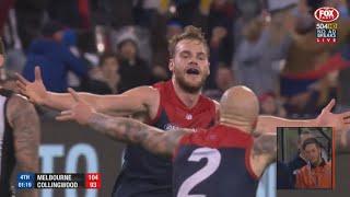 2017 R12 - Jack Watts kicks the sealer & saves a goal in final 79 seconds - Melbourne v Collingwood