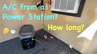 How long can an AC run off a Power Station? | EcoFlow Delta