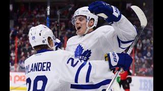 I was in net for...Auston Matthews's 4-goal NHL debut