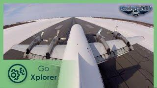 Emergency landing on an ice strip - Ice Pilots NWT S04E06 - Go Xplorer