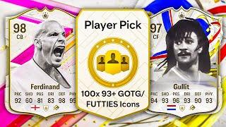 100x 93+ ICON PLAYER PICKS!  FC 24 Ultimate Team