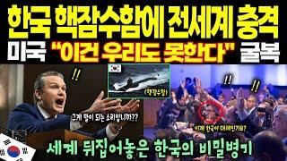[해외감동사연]  한국이 숨겨온 무기 핵잠수함, 미국도 인정할 수밖에 없는 이유