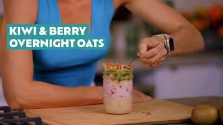 Zoe's kiwi & raspberry cream oats