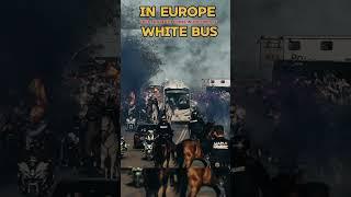 In Europe, Death Comes in White Bus  #realmadrid #shorts #viral #fyp #football