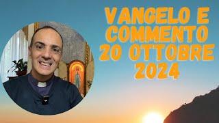 Si è grandi se si è piccoli - Vangelo e commento - 20 ottobre 2024