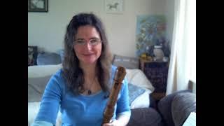 Scottish Folk: Niel Gow's Lament for his Second Wife on a Kung Superio Tenor Recorder in olive wood