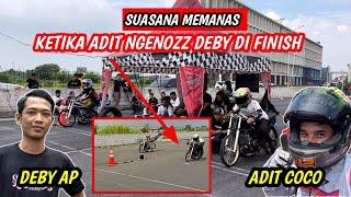 PANASPERANG NINJA 148 CC, Bebas Tanpa Timbangan ADIT COCO Wijaya racing VS DEBY AP RR GARAGE