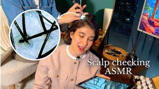 (ASMR) Scalp Checking session (AROMA SELECTING, HAIR BRUSHING, TANSAN SPRAY, HAIR DRYING)