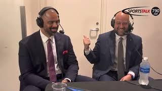 New Rockets Coach Ime Udoka with GM Rafael Stone on SportsTalk790