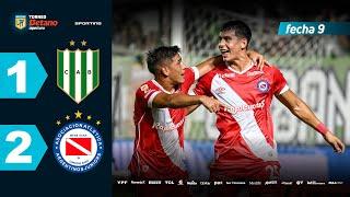 BANFIELD 1 - 2 ARGENTINOS I Resumen del partido | #TorneoBetano Apertura 2025