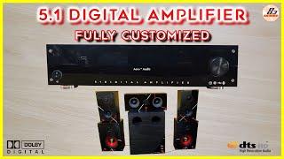 5.1 Digital Amplifier Full Package | Fully Customized | Bassoon Prologic ii | KMS Boards 