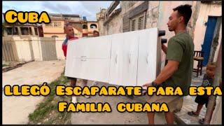 Llegó Escaparte Para Esta Familia Cubana /Los Babyrizos Reciben Paquete de una suscriptora en Cuba.