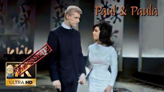 Paul & Paula AI 4K Colorized Impossible restore - Hey Paula (1964)