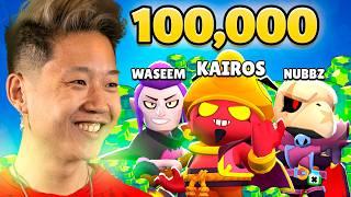 8 YouTubers Fight for 100,000 Gems in Brawl Stars!