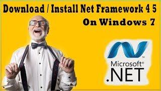 How To Download Install .Net Framework 4.5 Offline Installer For Windows 7 Speedy Installation