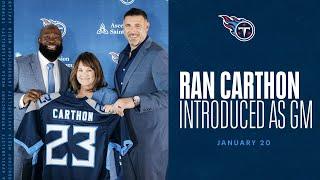 Ran Carthon Introduced as Titans GM