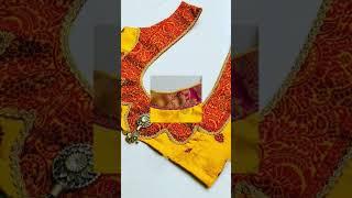 Yellow blouse design Navratri  #ytshorts #shorts #short