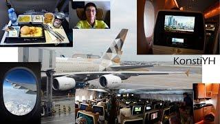 Etihad A380 Flight Review : EY12 London to Abu Dhabi by KonstiYH